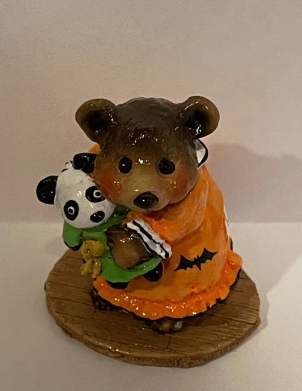 Wee Forest Folk BB-14 Naptime with Dolly Halloween- LIMITED 