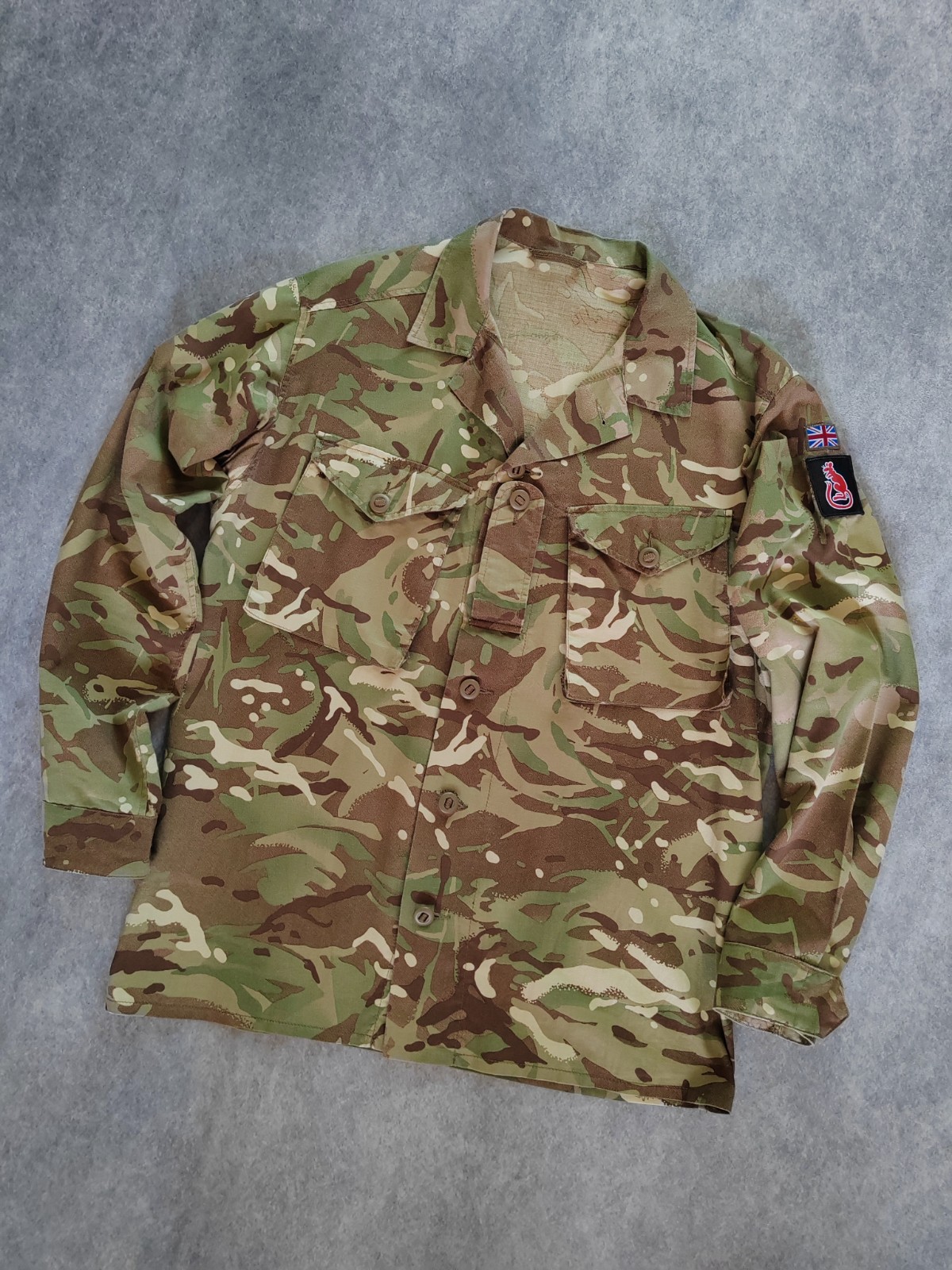 British Army Desert Rats MTP Camo Barrack Shirt Size 180/100 Men's Large 