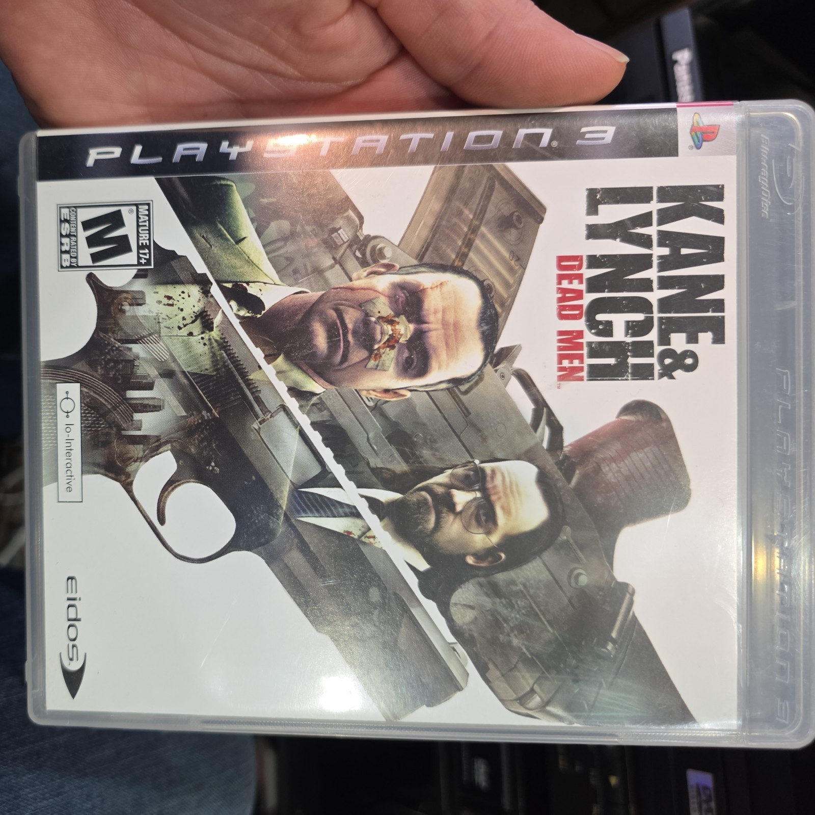 Kane & Lynch: Dead Men (Sony PlayStation 3, 2007) Video Game with manual.