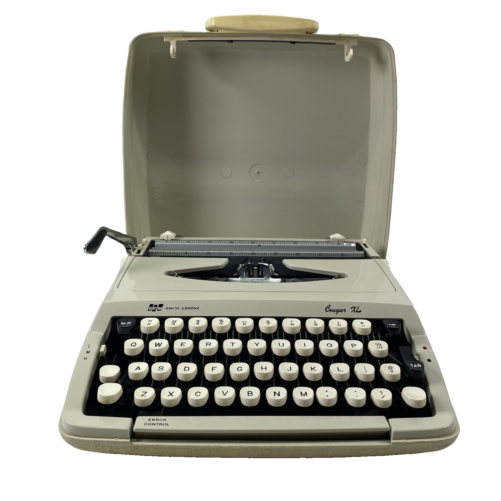 VTG Smith-Corona Cougar XL Light Weight Portable Manual Typewriter England