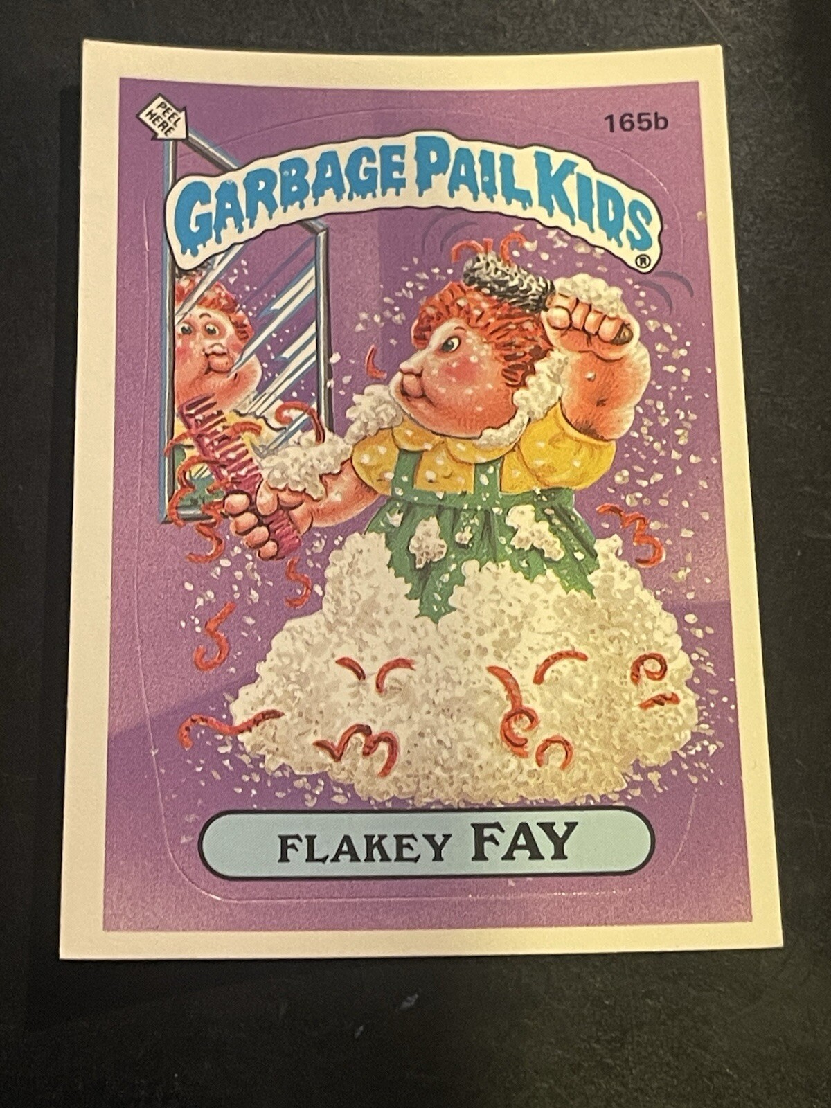 1986 Topps Garbage Pail Kids Flakey Fay  1Ii 