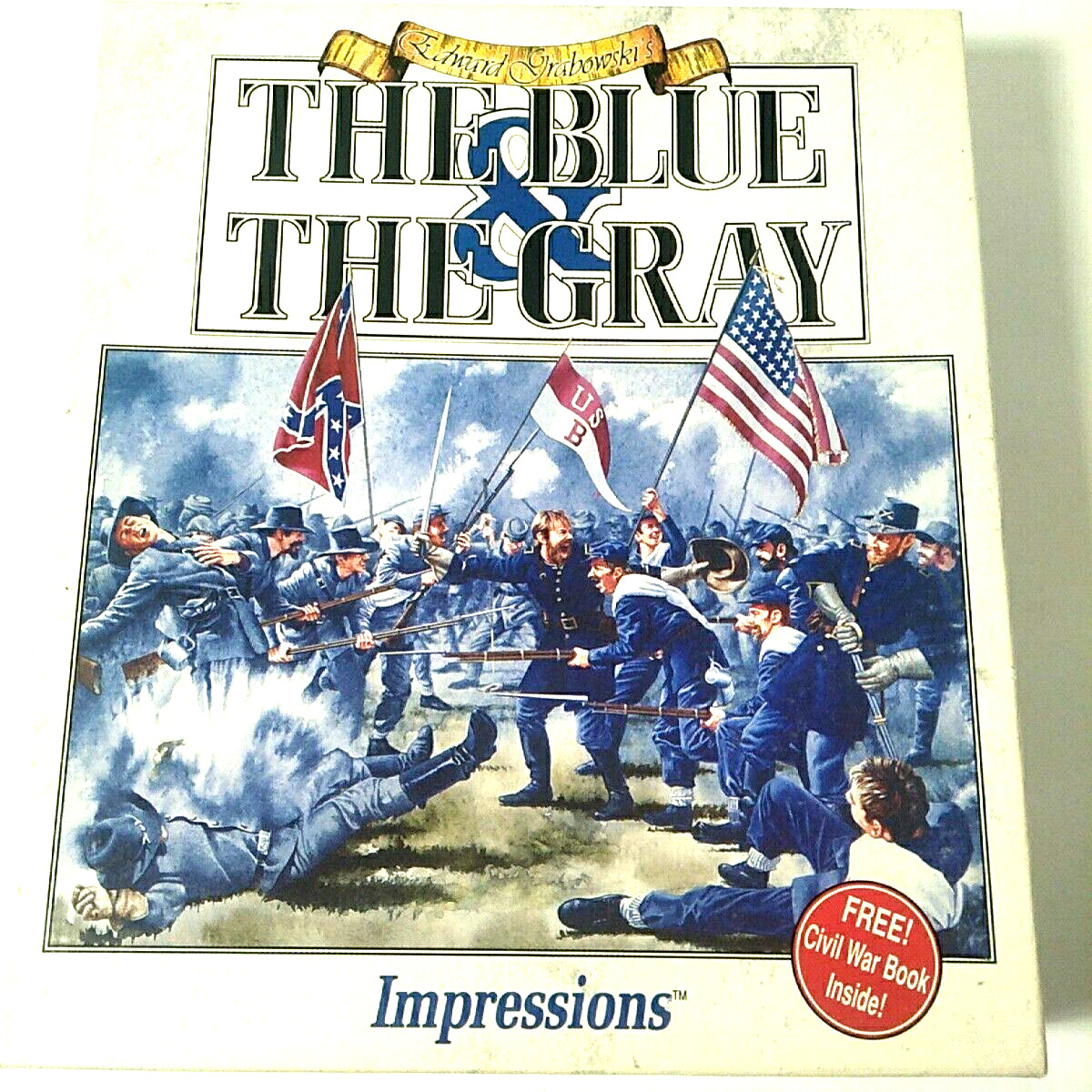 The Blue and The Gray Civil War PC Game 1993 3.5