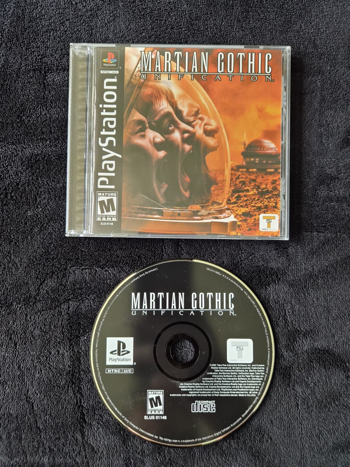Martian Gothic Unification Sony Playstation One PS1 Tested with Manual