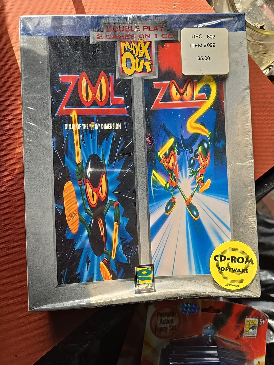 vintage Big Box zool  Zool 2 Game 1993 Complete And Tested Rare Game Cd Rom 