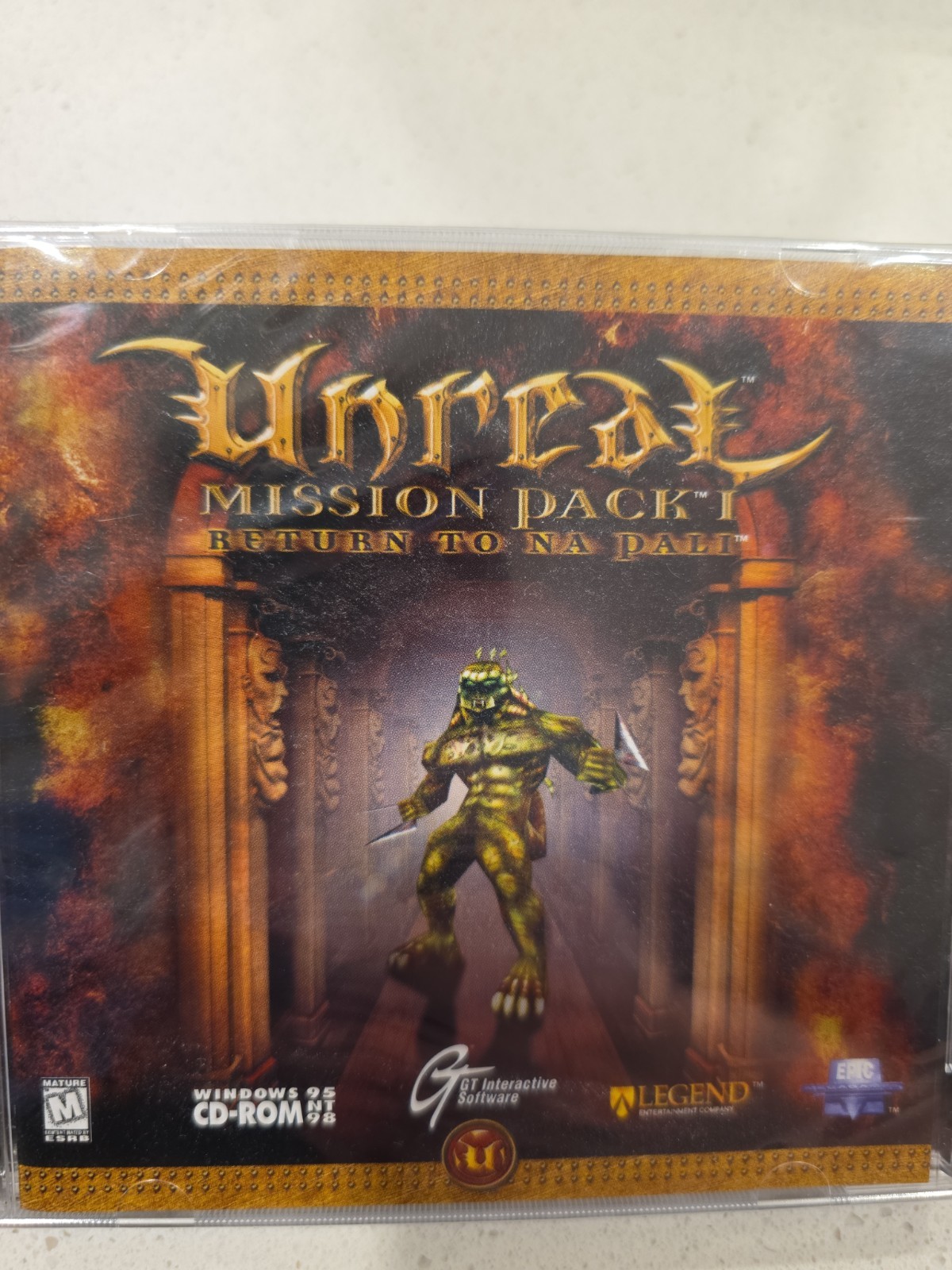 Unreal Mission Pack 1: Return to Na Pali PC Game CD-ROM Windows 95 Jewel Case
