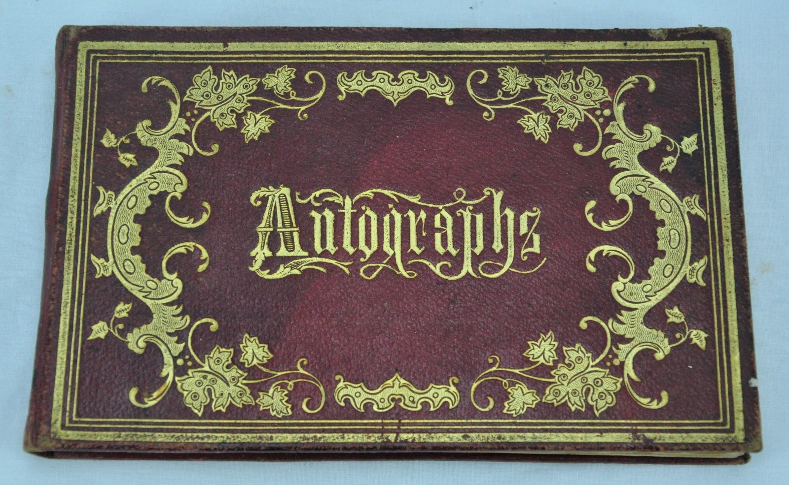 Antique 1860s Autograph Album Kimball Union Academy NH Victorian  (BI#MK/171103)
