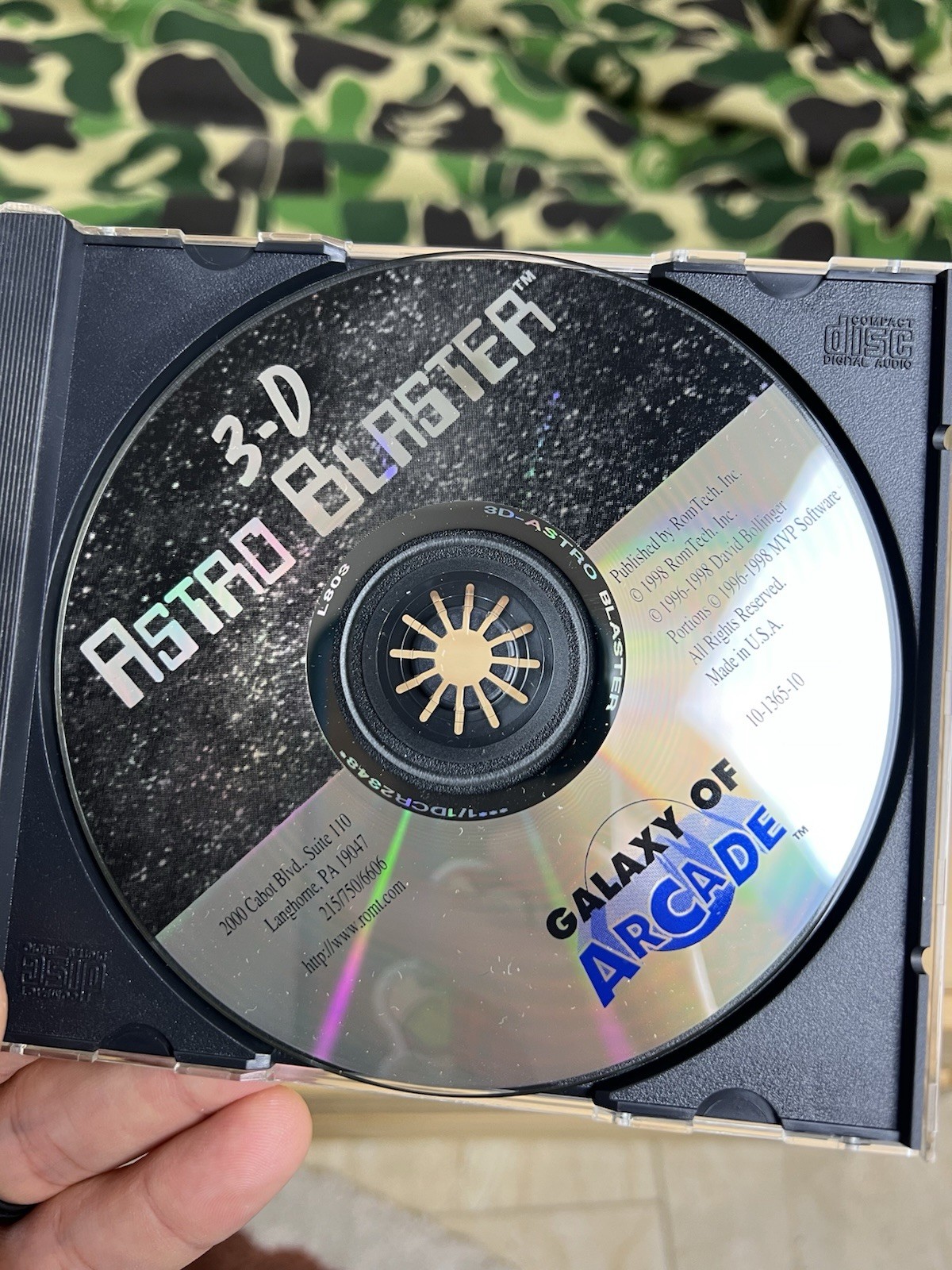 3-D Astro Blaster Galaxy Of Arcade PC Game 1998 CD-ROM Computer