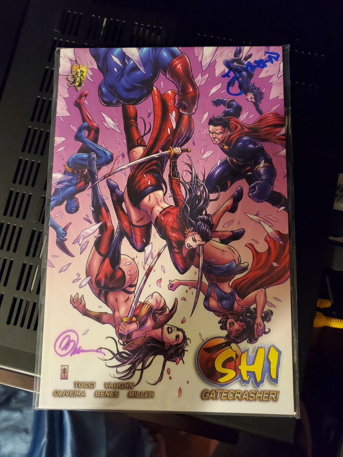 Crusade Comics - Shi: Gatecrasher - Strychalski Variant Cover - Signed & Sealed