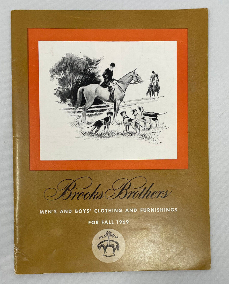 Vintage Fall 1969 BROOKS BROTHERS catalog