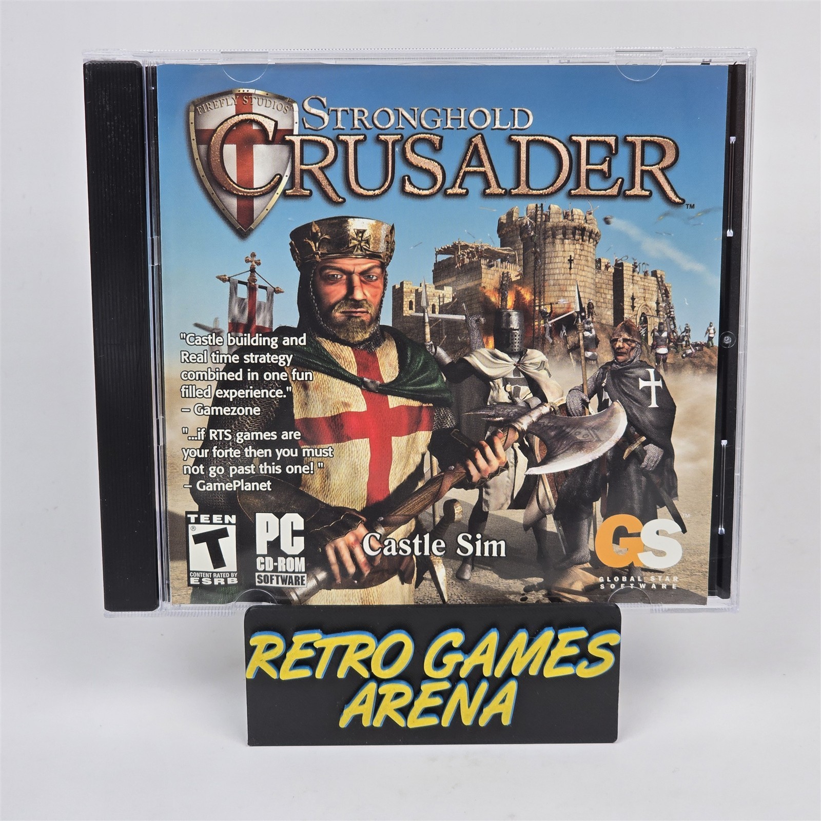 Stronghold: Crusader (PC CD-ROM) Jewel CIB COMPLETE