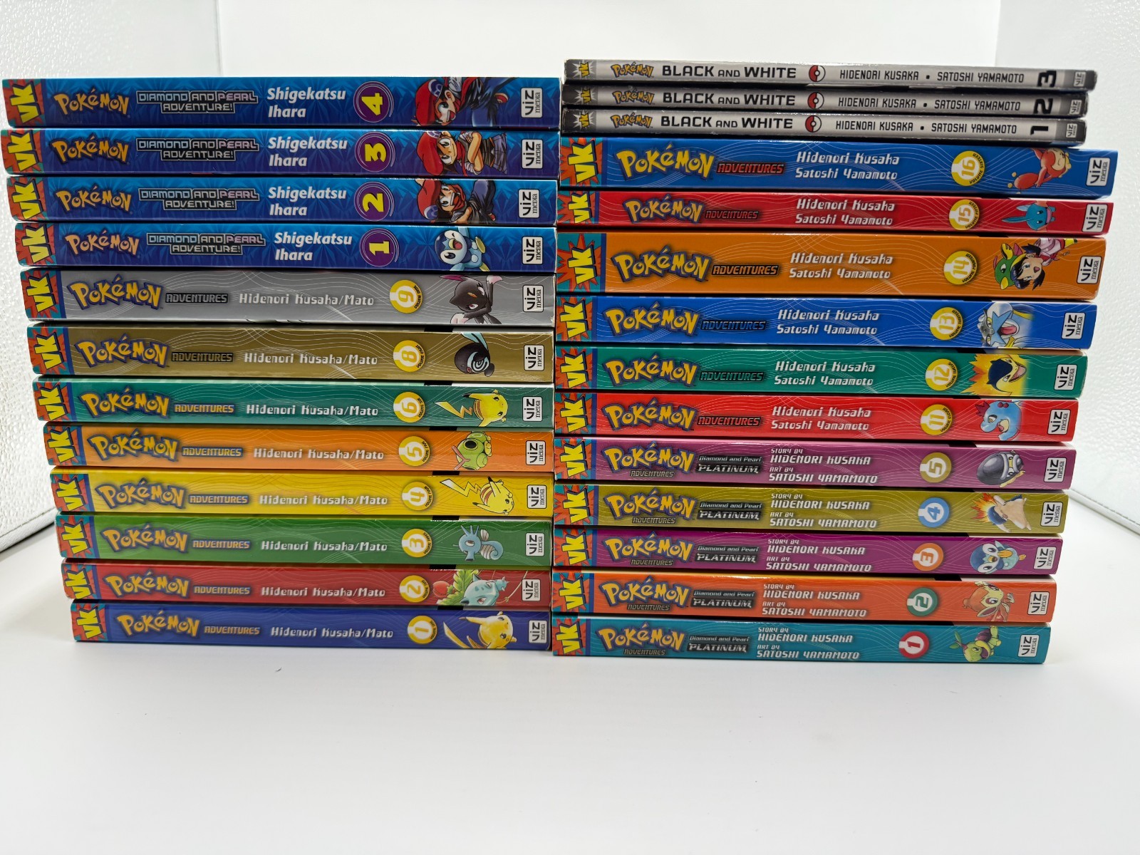 Huge Pokemon Manga Lot: Adventures DP Adv DP Adv. Platinum 1st Editions+More