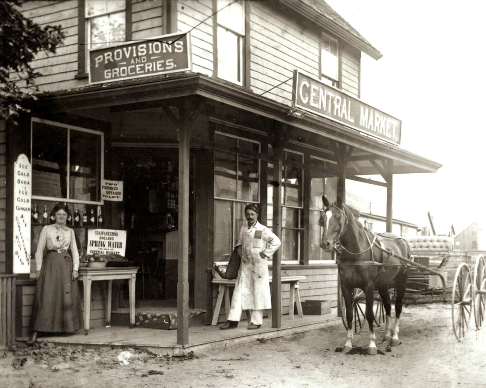 1907 General Store SIASCONSET MA. Photo  (230-w)