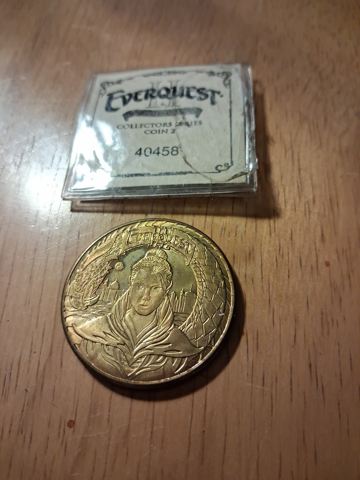 EverQuest 2 Desert Of Flames collectible coin 