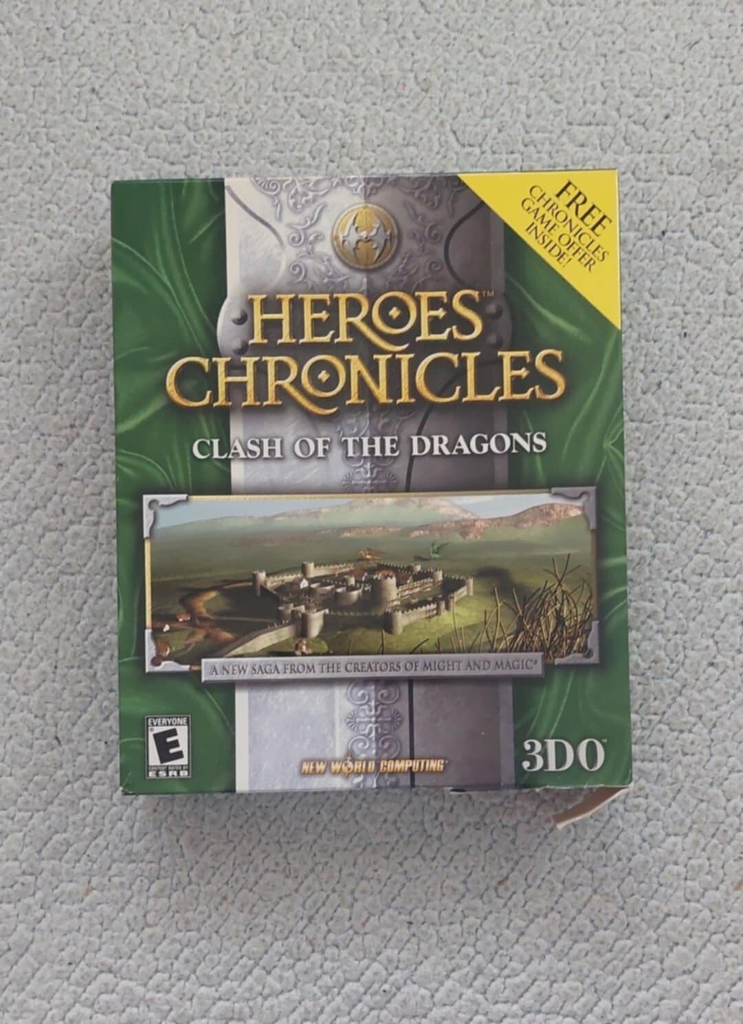 Heroes Chronicles: Clash Of The Dragons Big Box PC Game - UPC CUT OUT