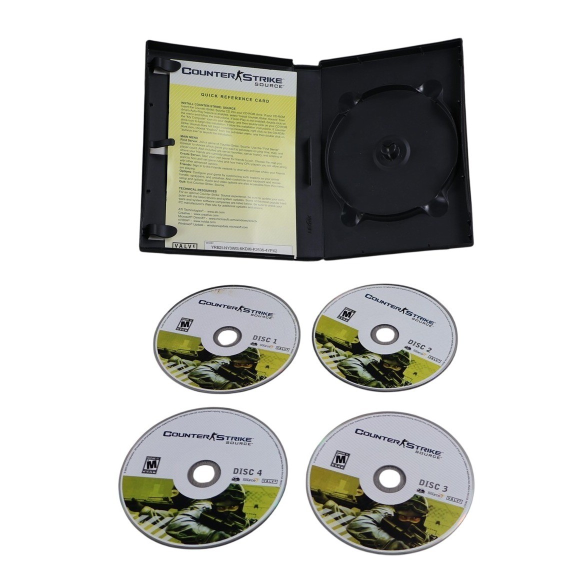 Counter-Strike: Source PC Video Game Valve M Region Free Shooter 2004 Complete