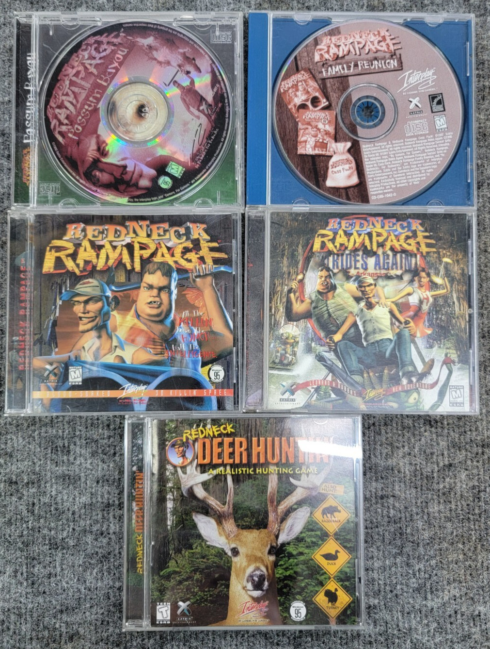 5 Redneck Rampage Pc Games, Deer Huntin', Family Reunion, And More