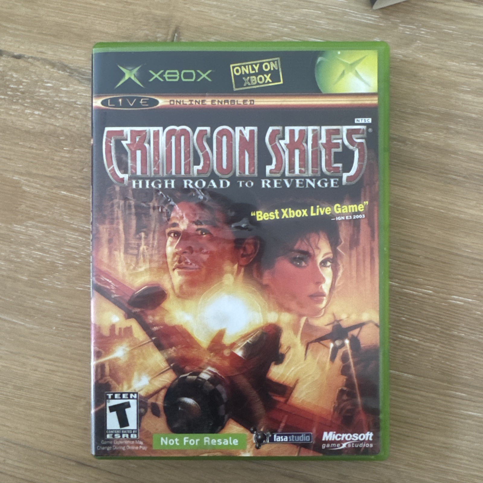 Crimson Skies: High Road to Revenge (Microsoft Xbox, 2003) complete , tested