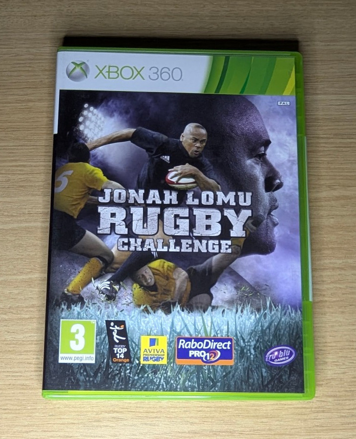 Jonah Lomu Rugby Challenge w/ manual (Microsoft Xbox 360, 2011)