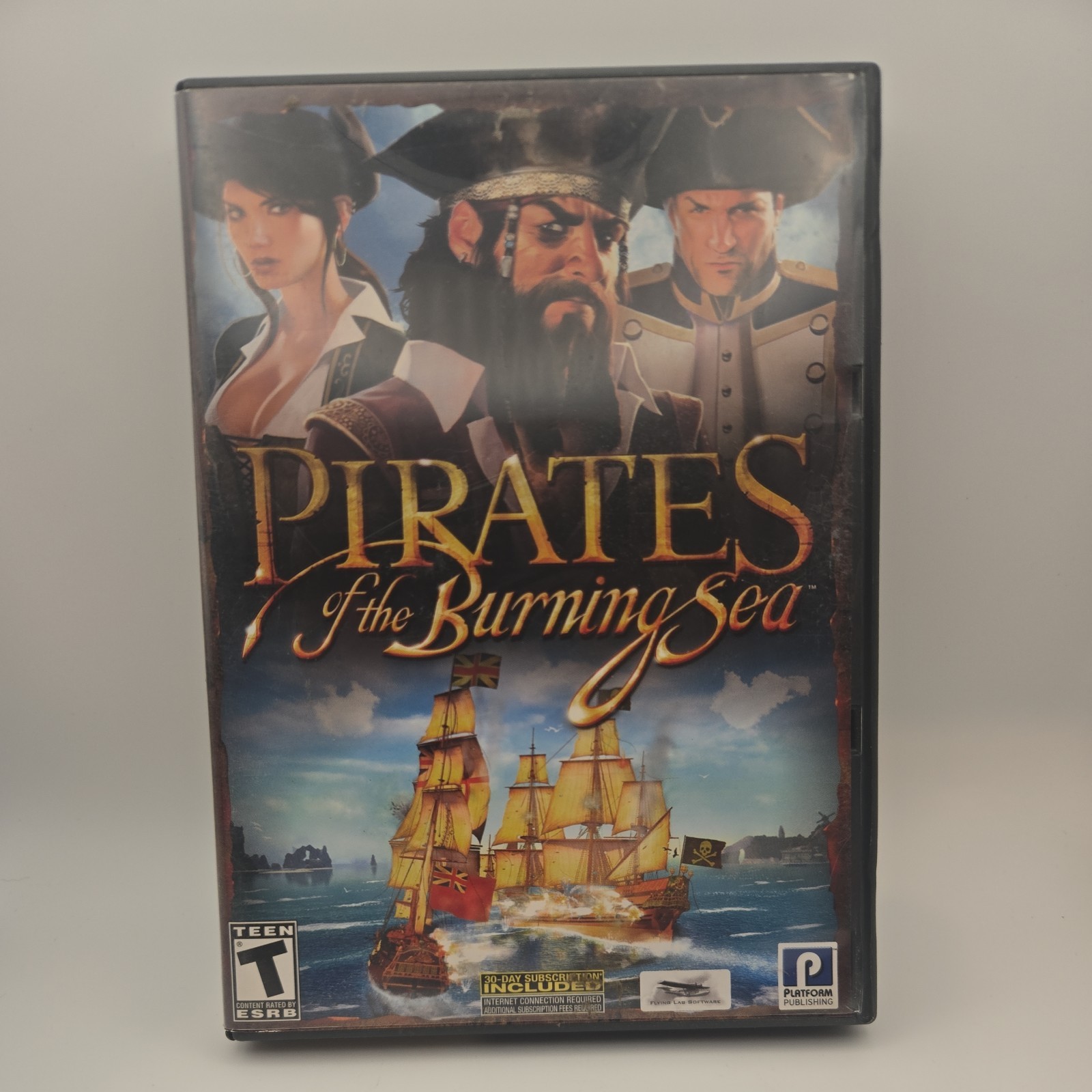 Pirates of the Burning Sea (PC, 2008) RPG Game Rated T Rule The Oceans