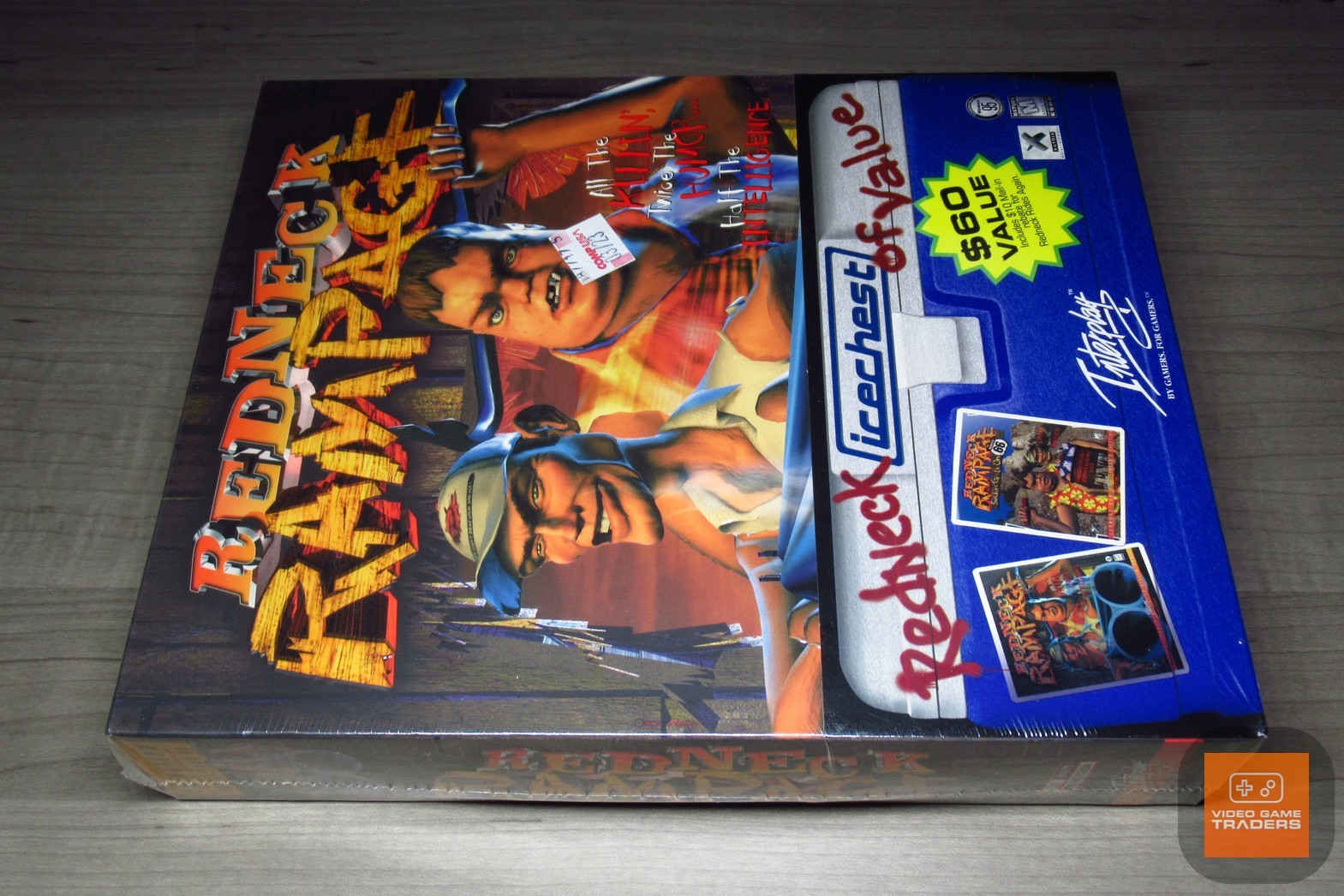 Redneck Rampage Ice Chest of Value BIG BOX PC 1998 NEW - RARE