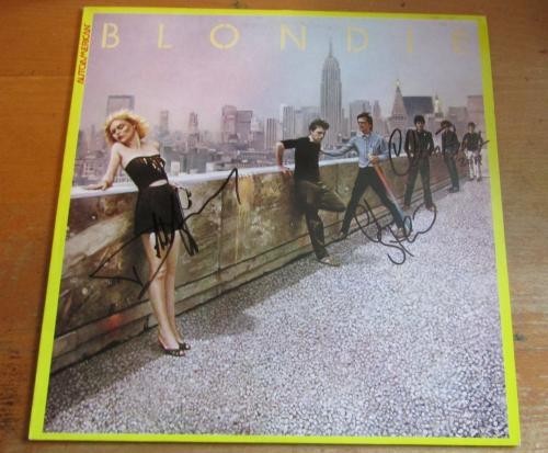 Blondie Deborah Harry Clem Burke Stein Hand Signed Vinyl LP Album in 2017 + COA