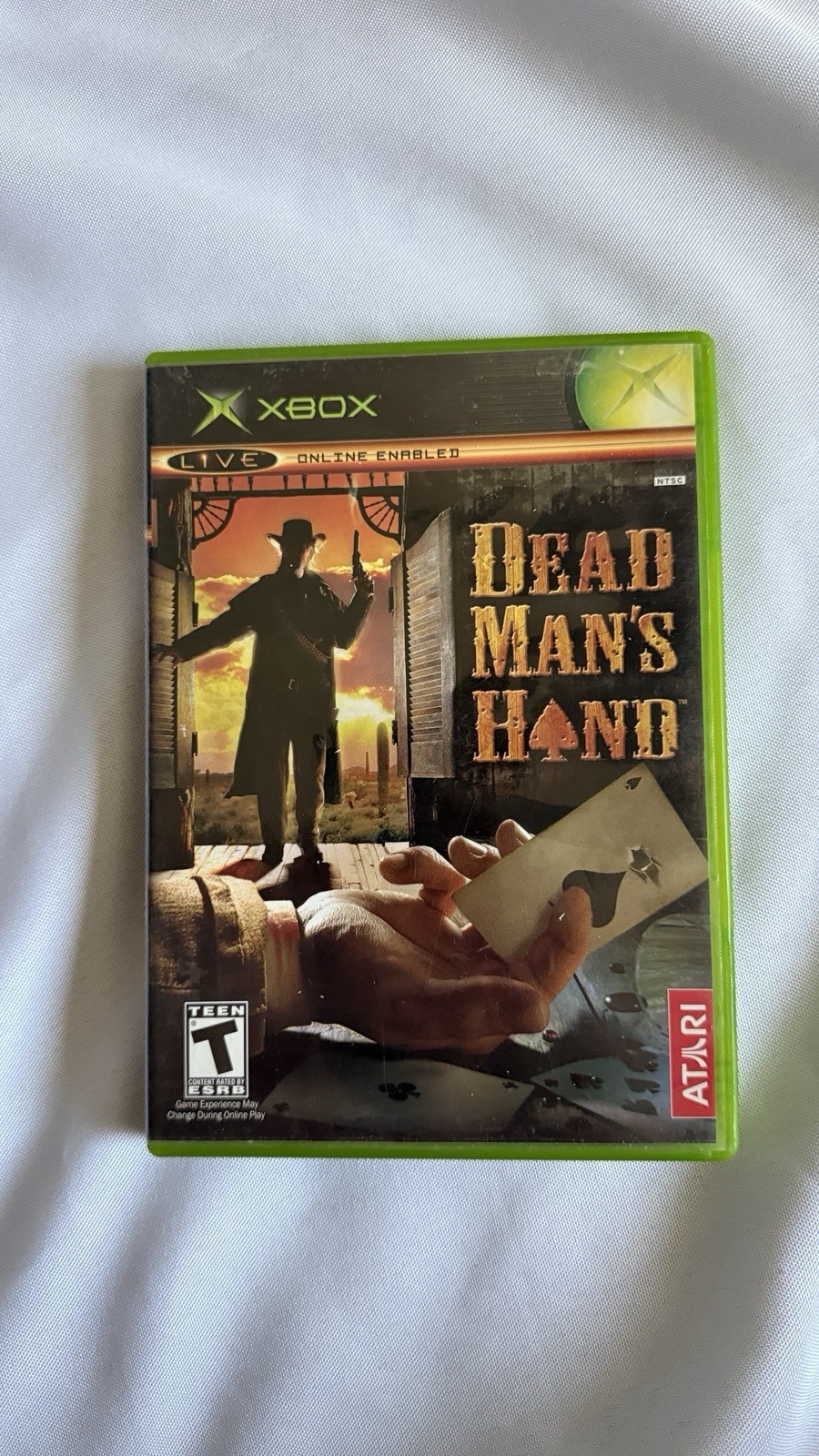 Dead Man’s Hand Original Xbox Case Cover & Manual Only No Disc