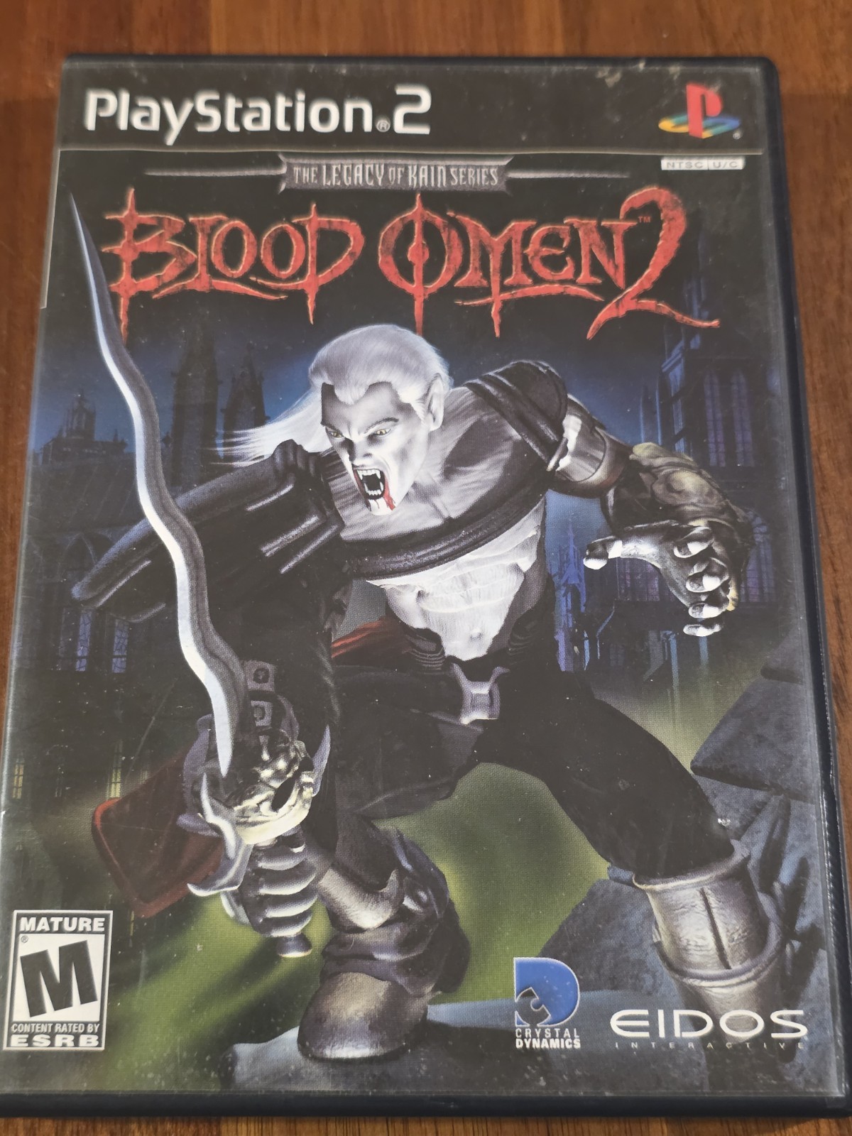 Blood Omen 2 Legacy of Kain Series Sony PlayStation 2 PS2, Game, Manual, Tested