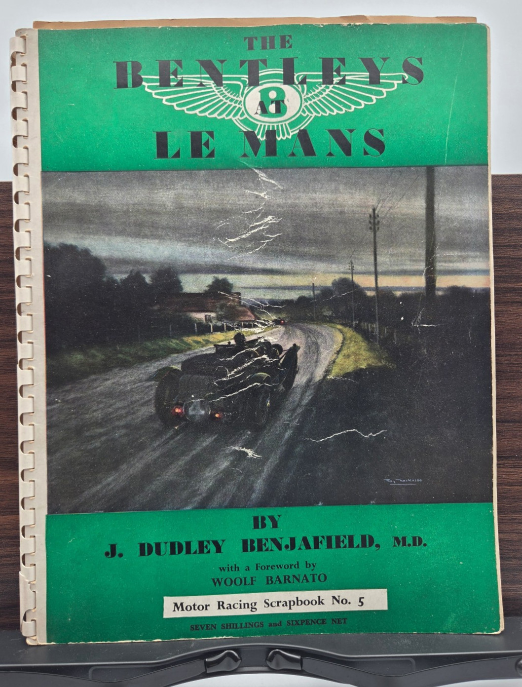 THE BENTLEYS AT LE MANS - MRP #5 - 1948 First Edition Book - Vtg Auto Racing
