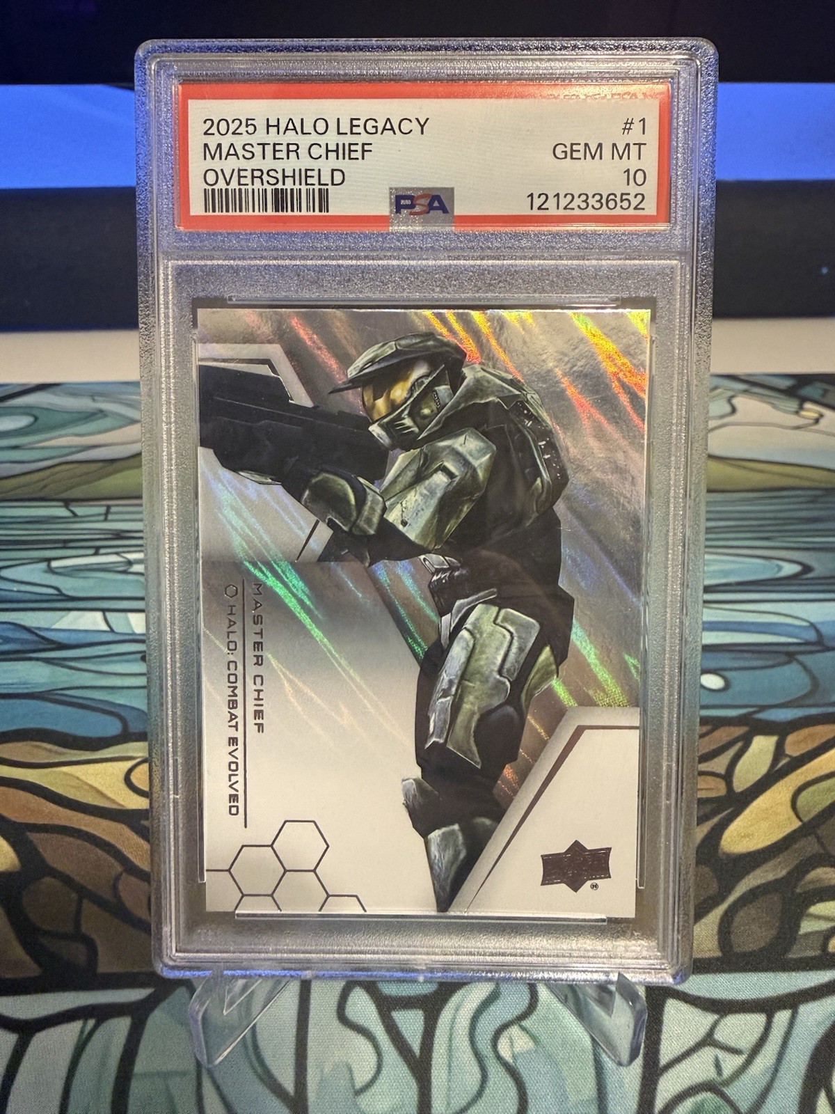 2024 Halo Legacy Master Chief #1 Overshield PSA 10 GEM MINT POP 1 RARE