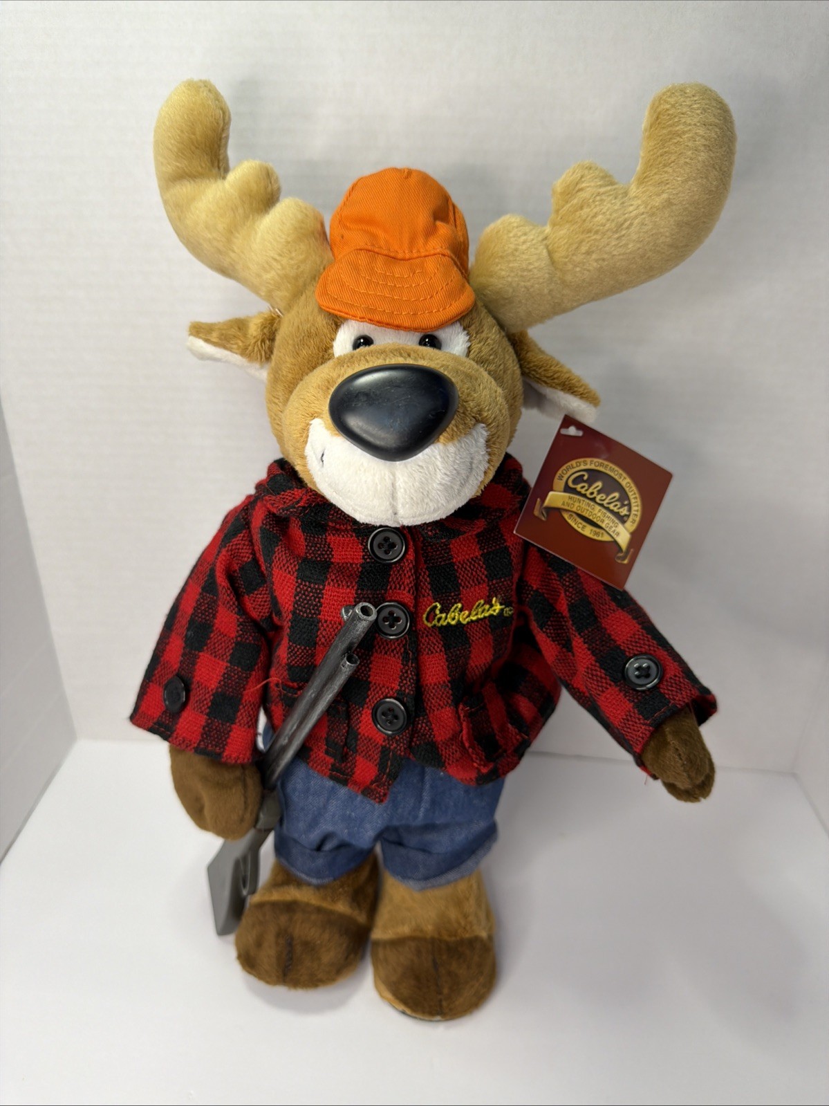 COYNE'S & COMPANY CABELAS ANIMATED DANCING SINGING STANDING DEER MOOSE DOLL 15