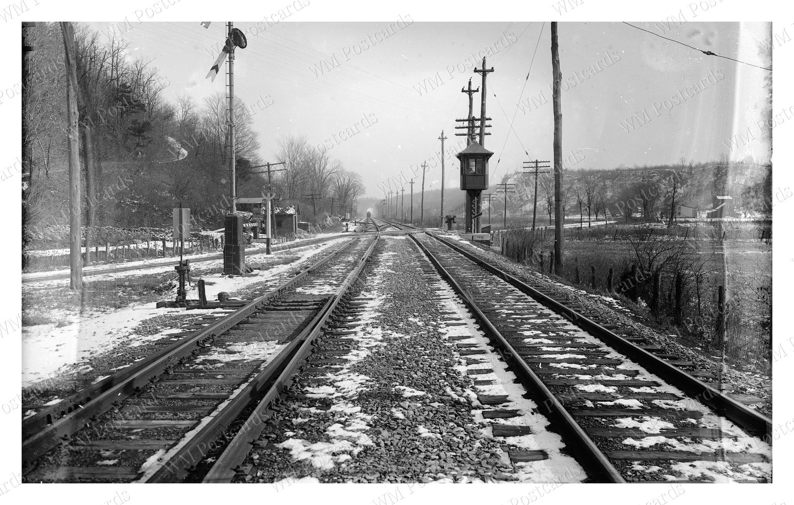 Syracuse New York 1919 Jamesville Plank Road Railroad Standard Postcard