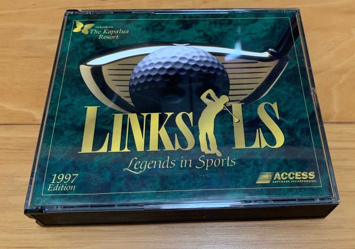 Vintage Arnold Palmer Links Golf Access 1997 PC Video Game