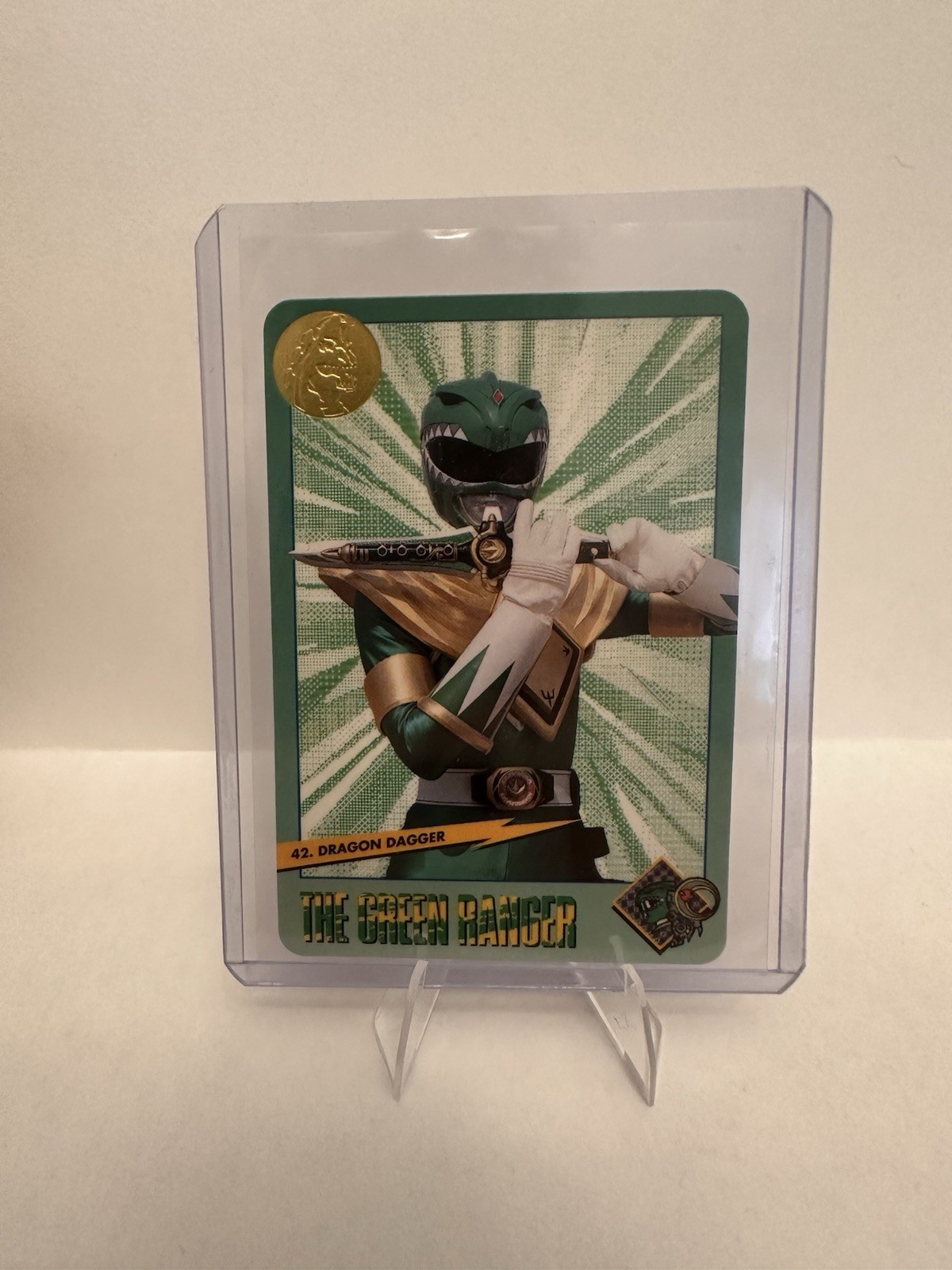 1995 Cardzillion #42 Dragon Dagger / Green Ranger RARE
