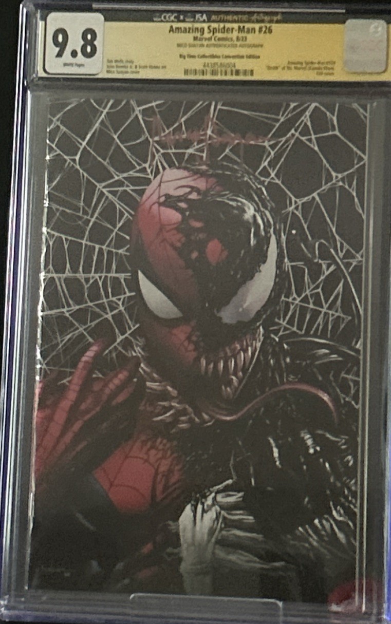 Amazing Spider-Man #26 CGC 9.8 Signed Mico Suayan Foil Convention Exclusive