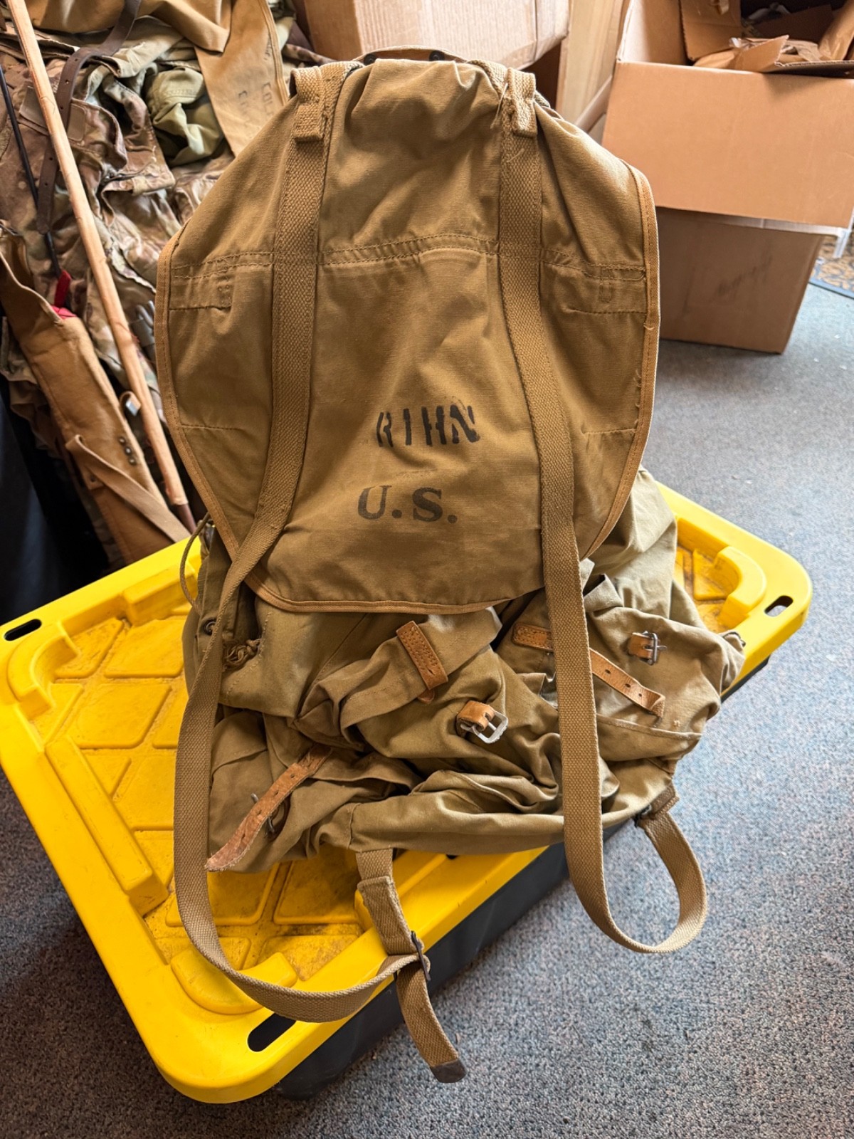 ORIGINAL WWII US ARMY M1942 MOUNTAINEER 10TH MOUNTAIN RUCKSACK FIELD BACKPACK