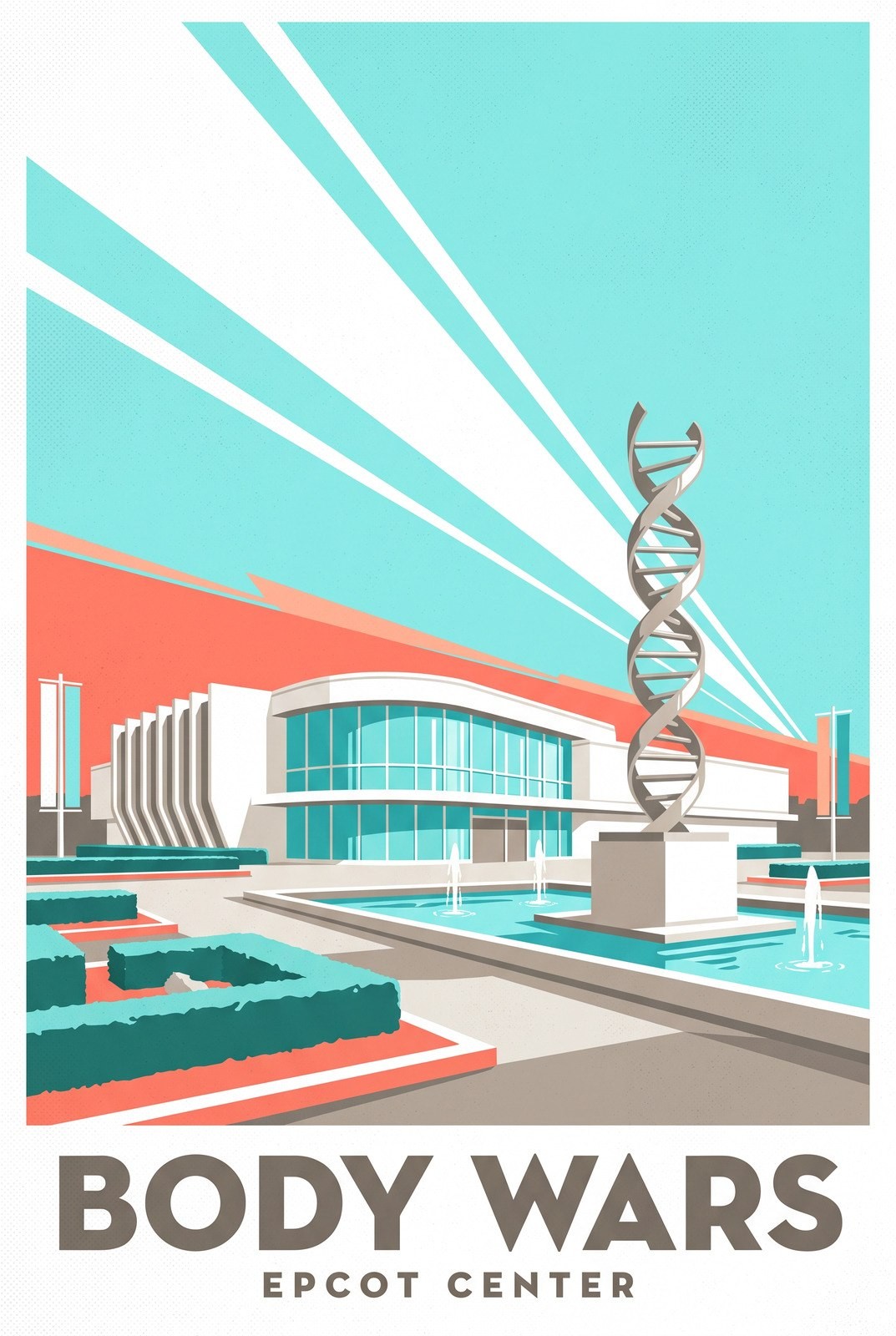 Body Wars Wonders of Life Pavilion Exterior Epcot Attraction Ride Disney Poster