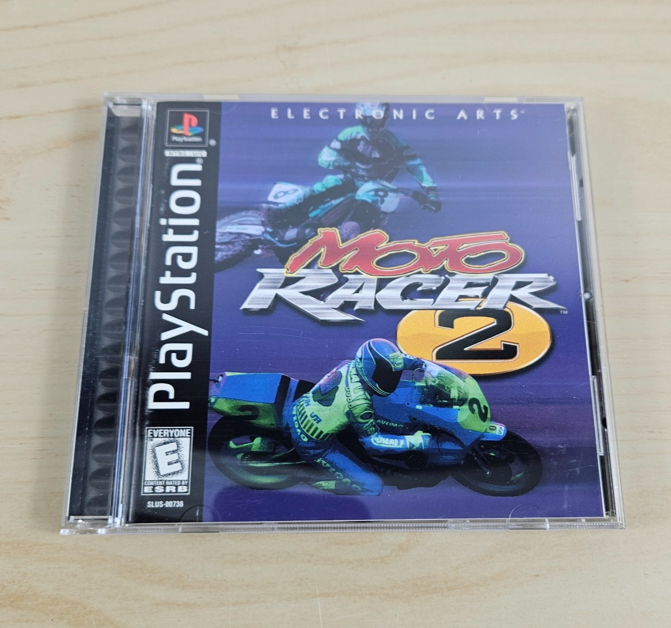 Moto Racer 2 (Sony PlayStation 1, 1998) PS1 Complete with Manual Tested Working