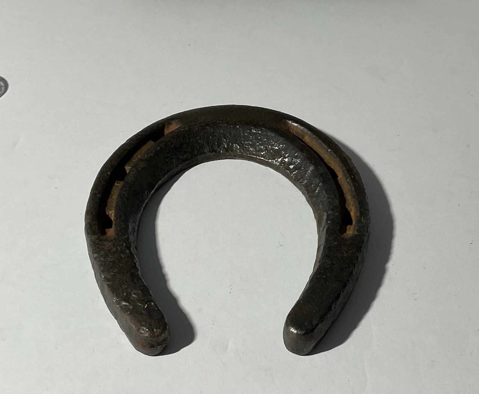 Vintage Diamond Calk Horseshoe Authentic Rusty Farmhouse Western Decor