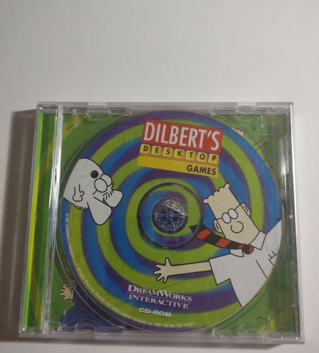 Dilbert's Desktop Games ~ *VINTAGE* PC Game 1997 ~ Windows CD-ROM ~ 