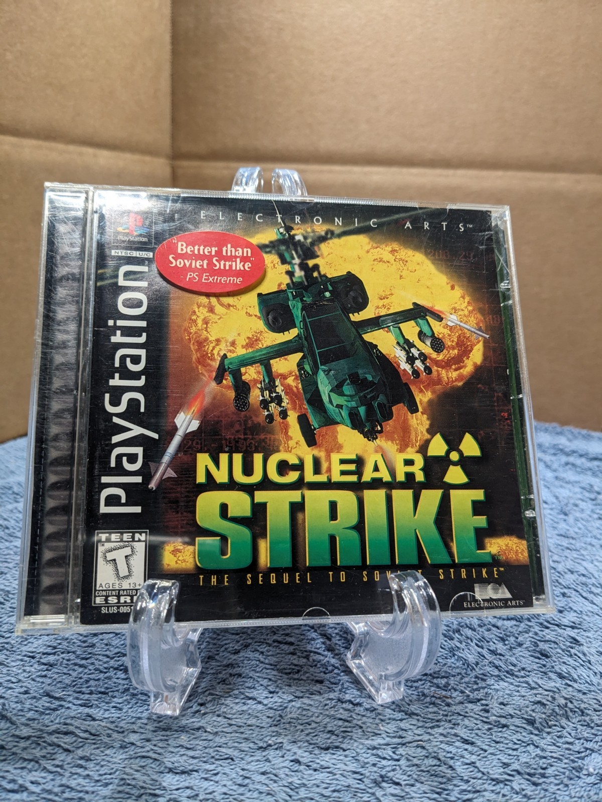 Nuclear Strike (Sony PlayStation 1, 1997) CIB Complete W/ Manual
