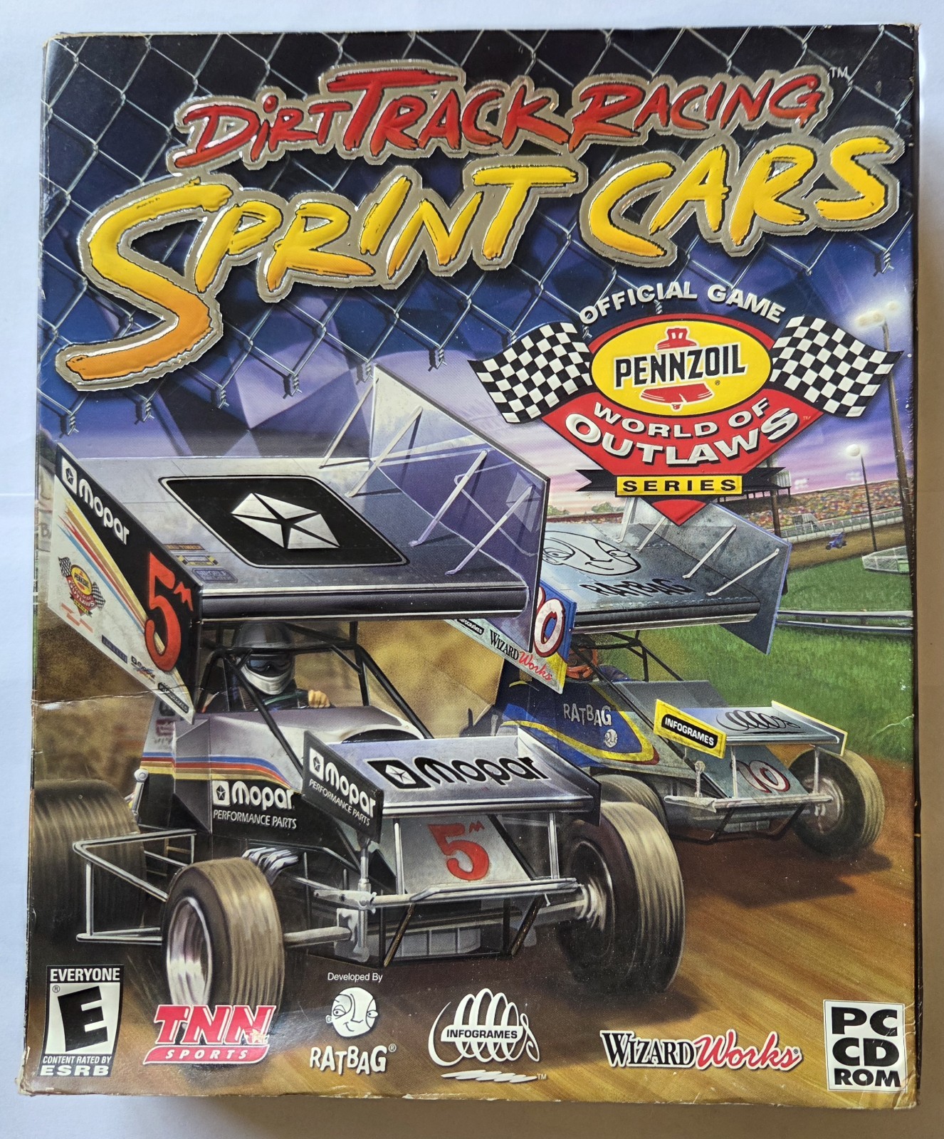 PC - Dirt Track Racing: Sprint Cars - NIB Sealed Big Box 2000
