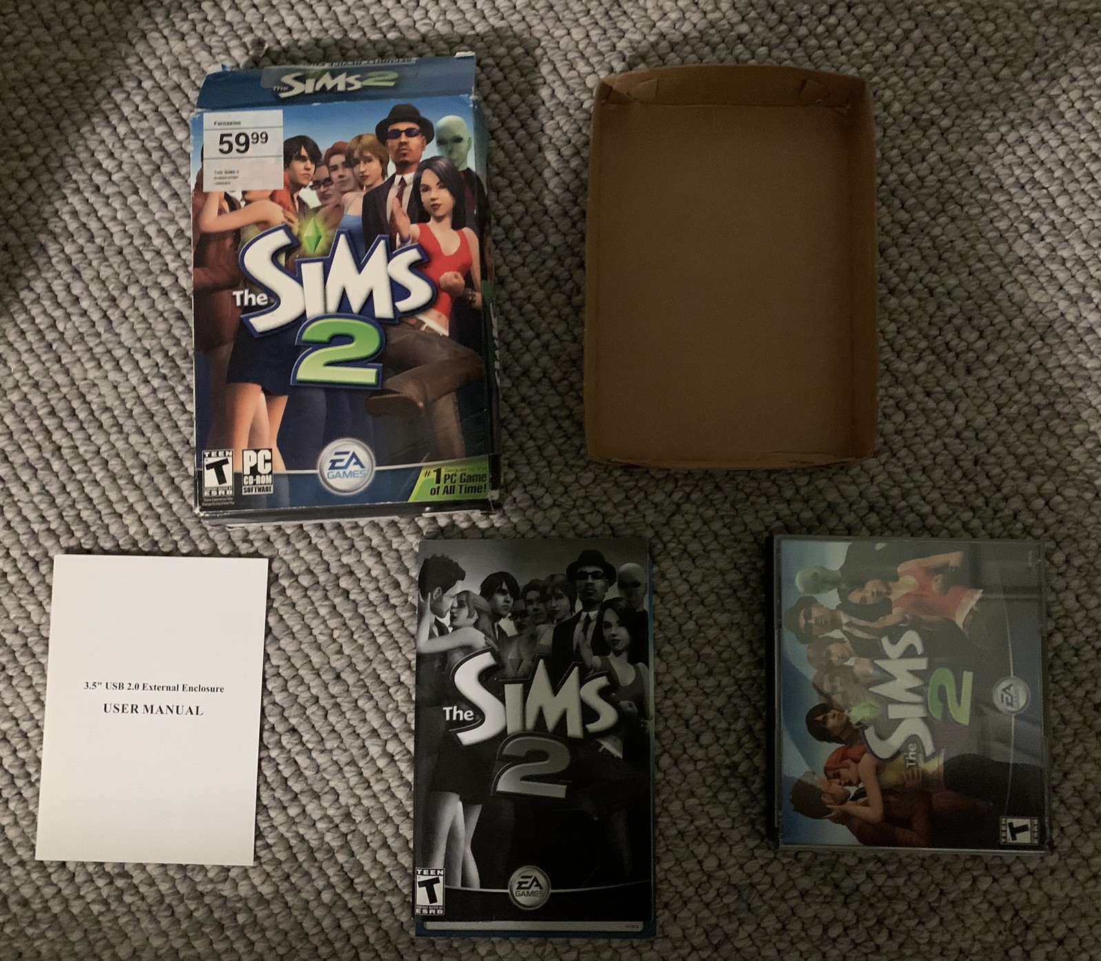 The Sims 2 (PC, 2004) CIB Complete in box w/ Key