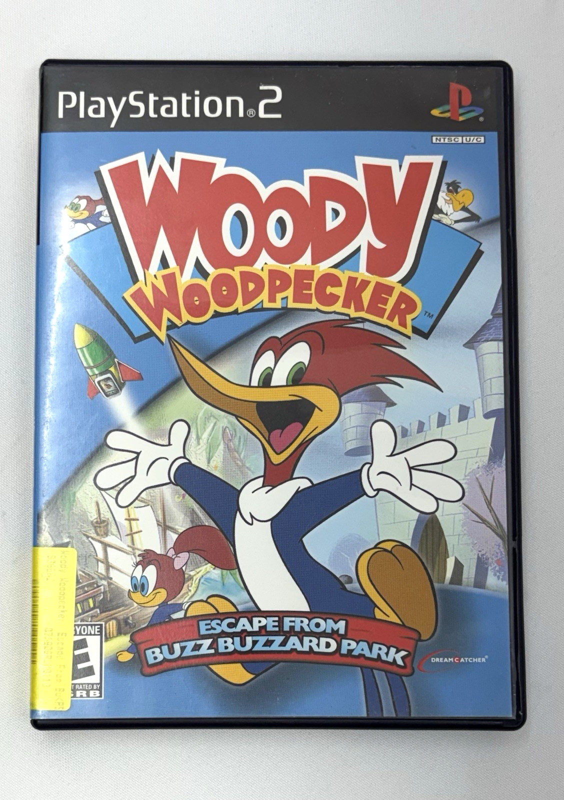 PS2 Woody Woodpecker Escape From Buzz Buzzard Park-Tested/Works-Rated E Everyone