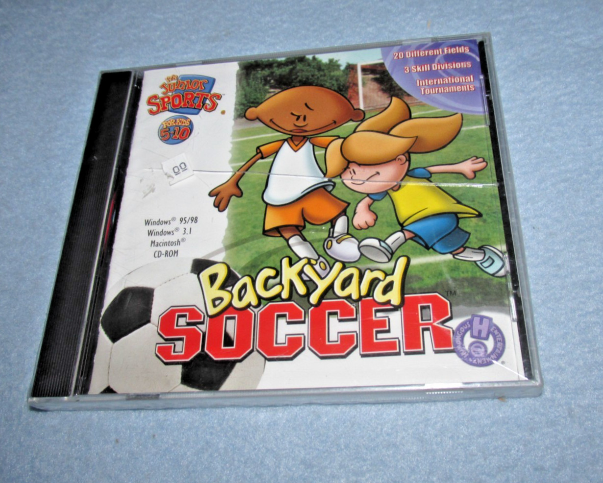 Backyard Soccer PC 1999 NEW/SEALED
