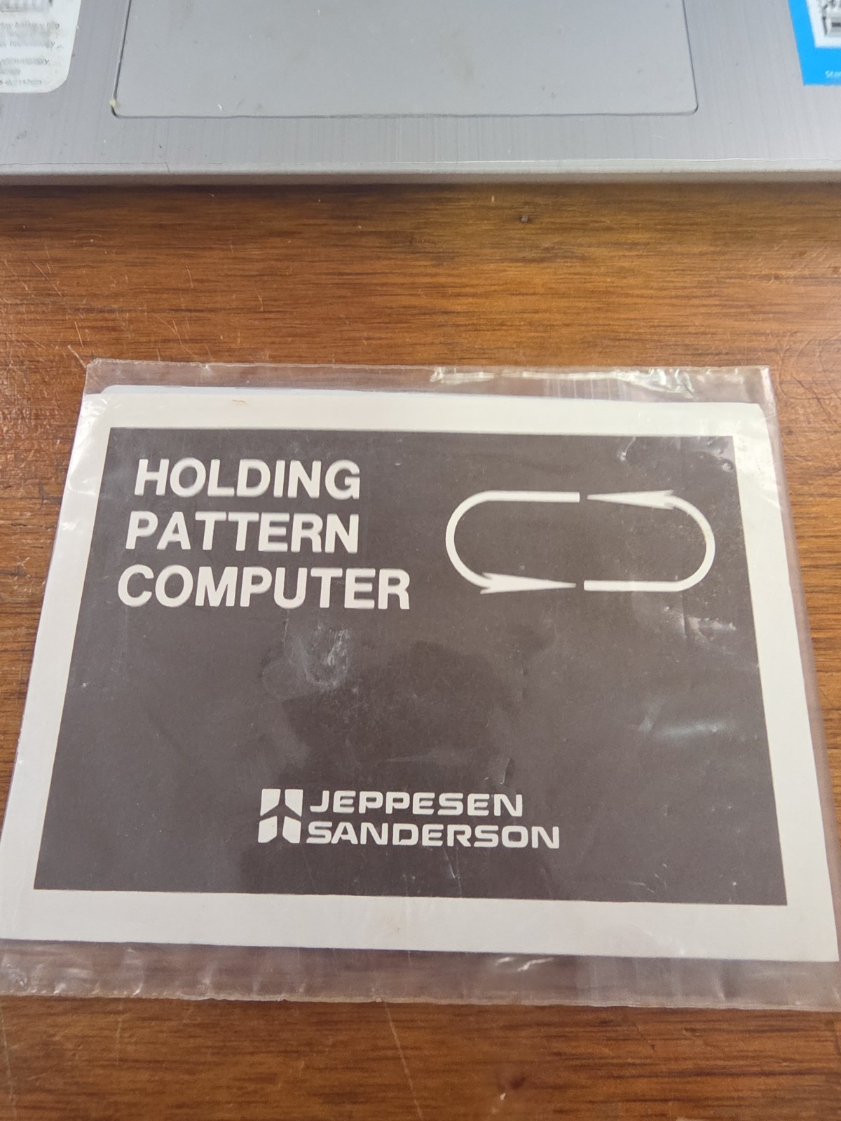 Jeppesen Sanderson Holding Pattern Computer