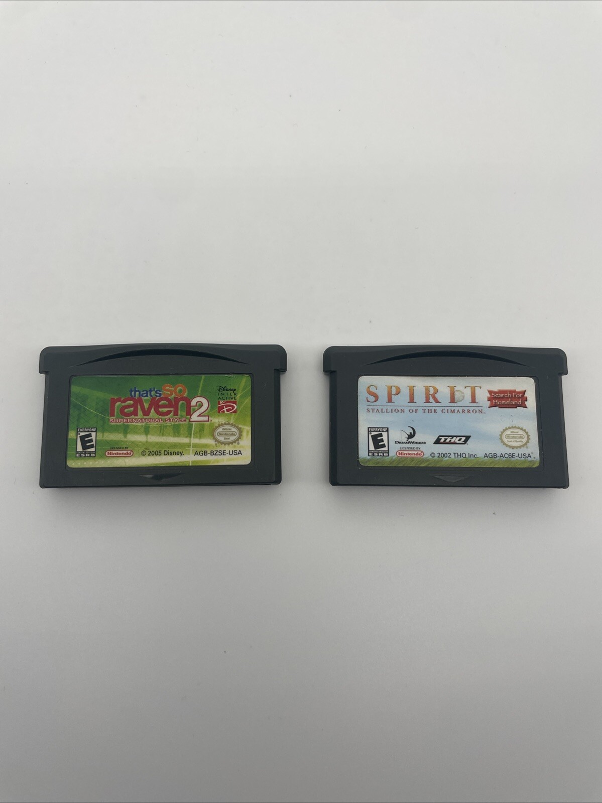 Spirit Stallion of the Cimarron And That’s So Raven 2 Nintendo Game Boy Advance