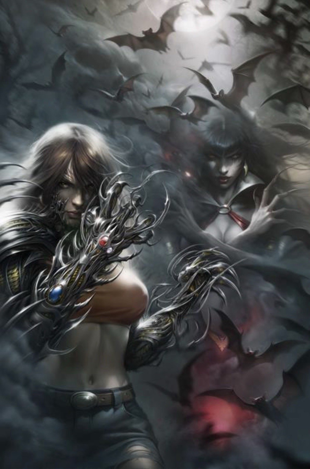 🔥 VAMPIRELLA WITCHBLADE #1 CVR L 1:20 FRANCESCO MATTINA VIRGIN RATIO VARIANT