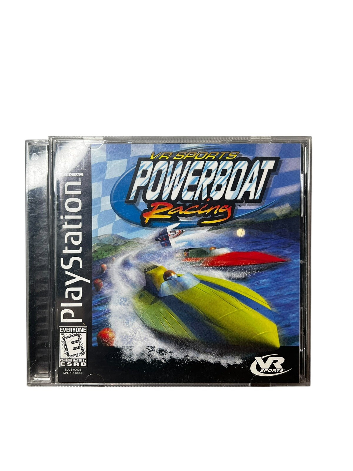 CIB VR SPORTS POWERBOAT RACING PS1 SONY PLAYSTATION 1 VIDEO GAME COMPLETE IN BOX