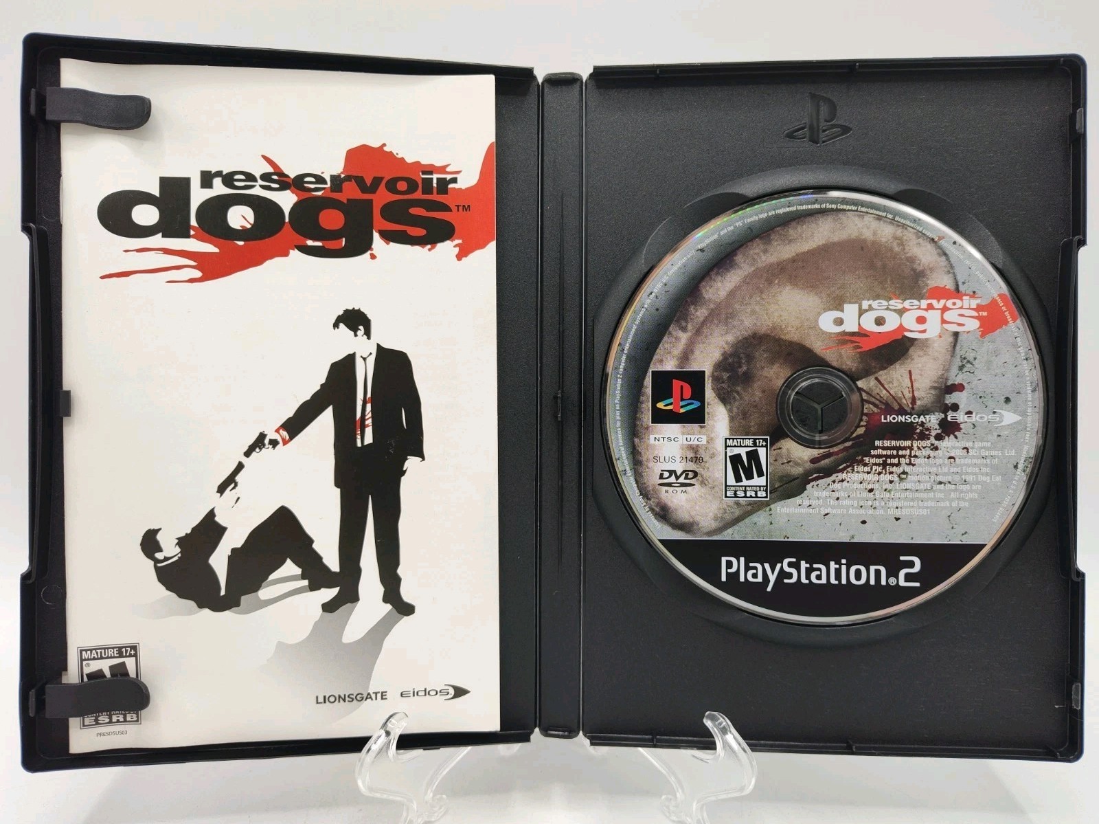 Reservoir Dogs - (Sony PlayStation 2 PS2, 2006) *CIB* VGC* Black Label* Tested