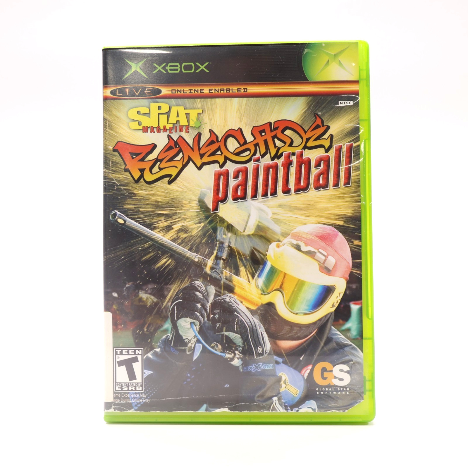 Splat Magazine Renegade Paintball (Xbox) No Manual - Authentic Acceptable Cond